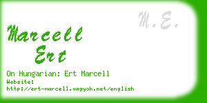 marcell ert business card